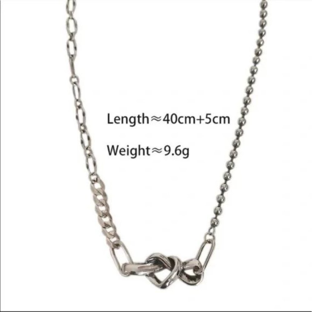 HEART 925 STERLING SILVER NECKLACE, NICE NECKLACE, CUTE NECKLACE - Picture 4 of 4